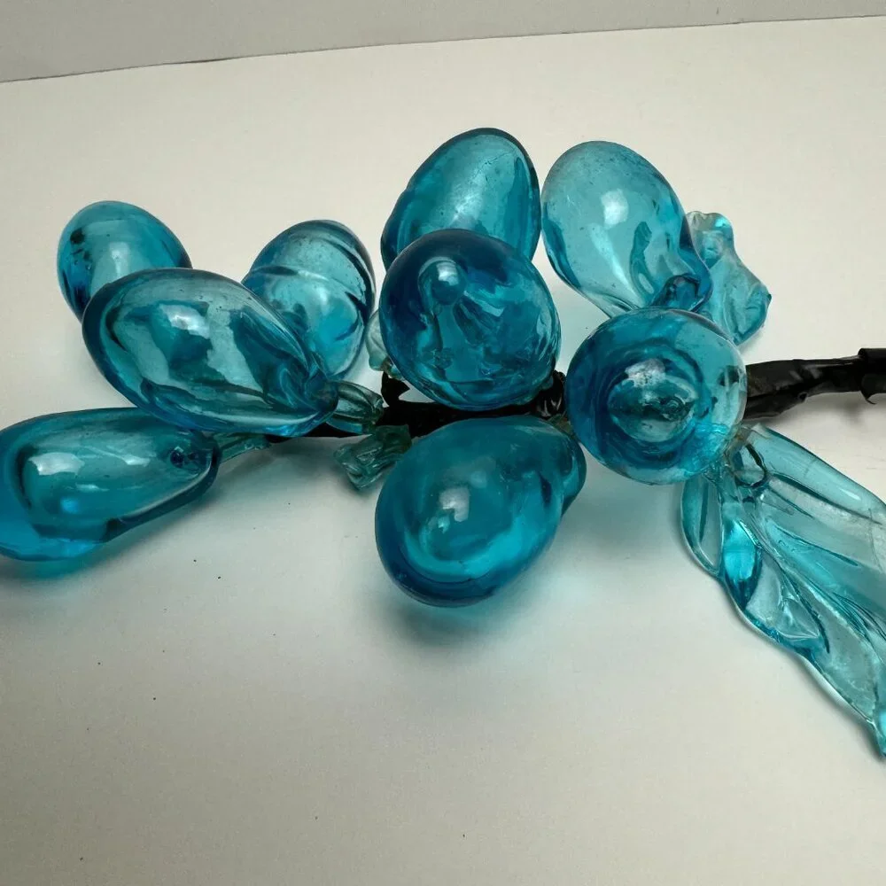 RARE Vintage ART Blue Glass 